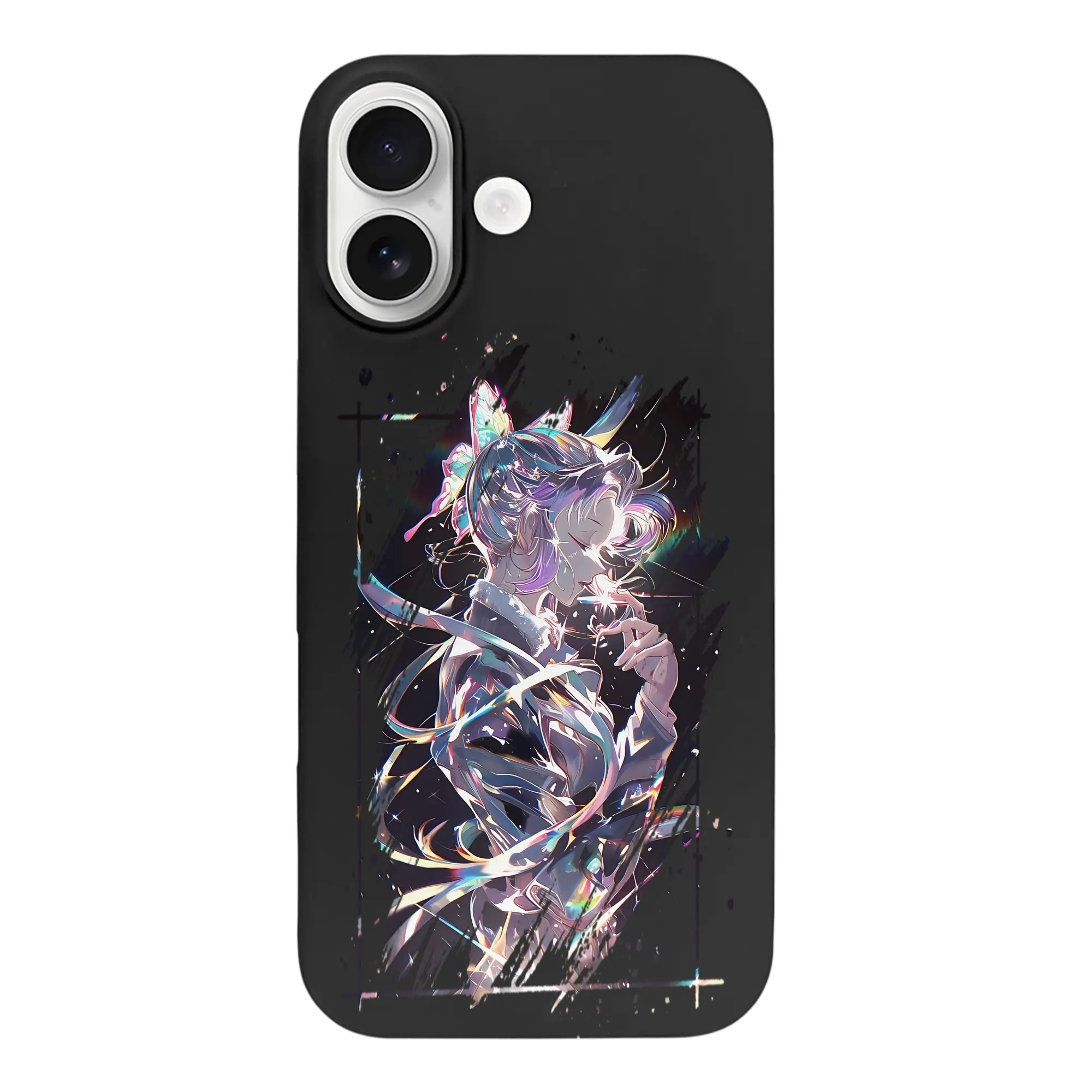 鬼滅の刃 グッズ,胡蝶 しのぶ - iPhone 17 シリーズ シリコンケース 薄型 耐衝撃 指紋防止 ソフトタッチカバー 精密フィット 傷防止 保護ケース iPhone 17/17 Air/17 Pro/17 Pro Max 対応